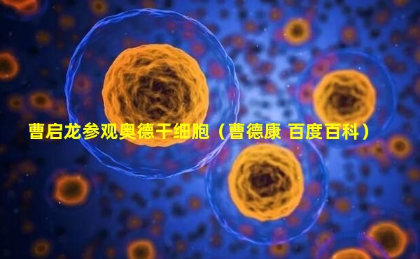 曹启龙参观奥德干细胞（曹德康 百度百科）